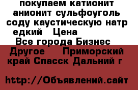 покупаем катионит анионит сульфоуголь соду каустическую натр едкий › Цена ­ 150 000 - Все города Бизнес » Другое   . Приморский край,Спасск-Дальний г.